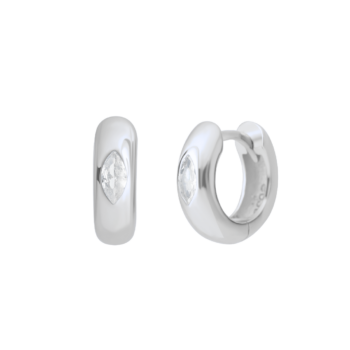 kolczyki srebrne kołka, kolczyki kółka pozłacane, srebrne kolczyki, duże kolczyki