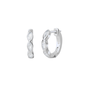 srebrne kolczyki koła z cyrkonią, kolczyki koła srebrne z cyrkonią