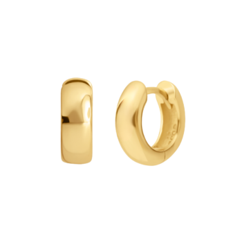 kolczyki złote kółka, kolczyki kółka pozłacane, złote kolczyki, duże kolczyki