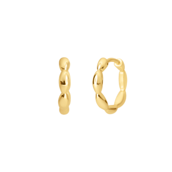 kolczyki złote kółka, kolczyki z cyrkonią, kolczyki kółka pozłacane, złote kolczyki